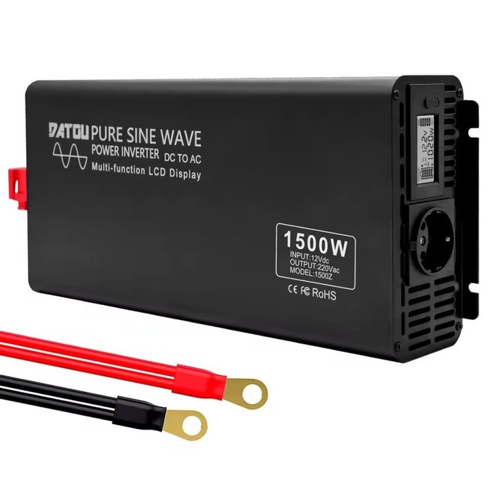 ‼️ НАЯВНІСТЬ! Інвертор DATOU BOSS  12V/1500W, jsdsolar 1000w