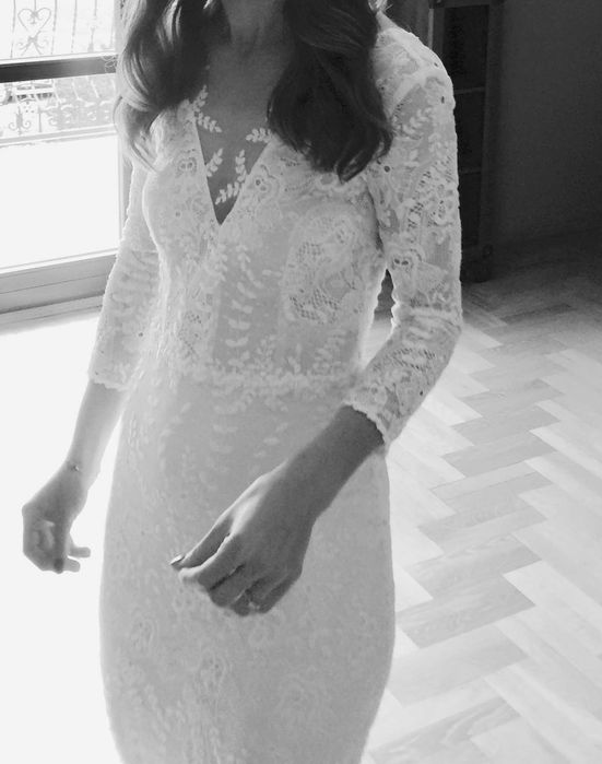 Suknia ślubna Anna Kara Jophiel boho koronkowa