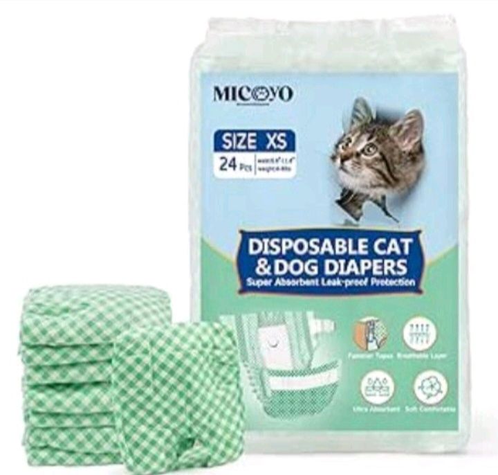 MICOOYO Jednorazowe pieluchy 24 SZTUK XS
