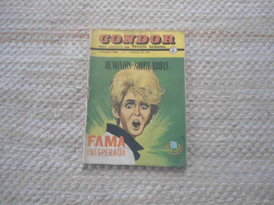 BD Condor Amarelo (anos 70 e 80)