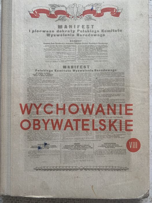 Podręcznik do wychowania obywatelskiego z r. 1966
