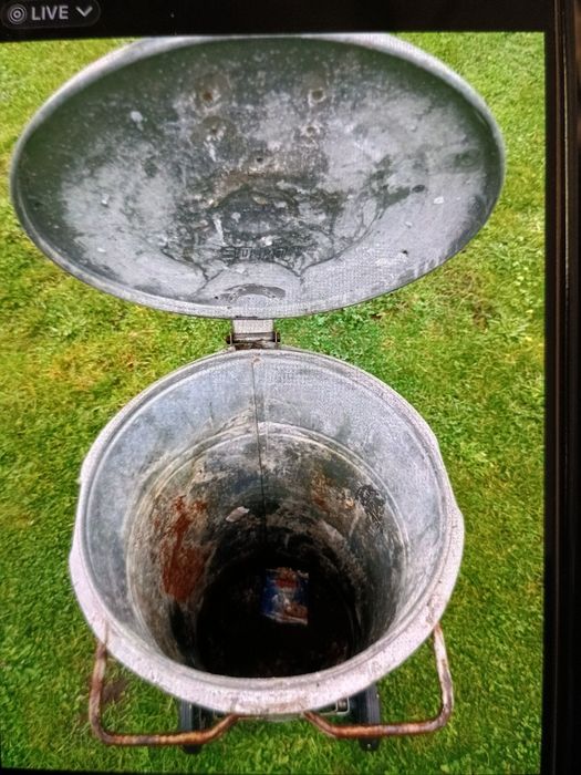 Pojemnik Metalowy na kółkach 120L