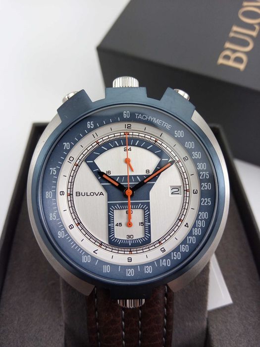 Лимитка - мужские часы Bulova 98B390 Parking Meter 98B390 Limited Edition сапфир, хронограф, GMT