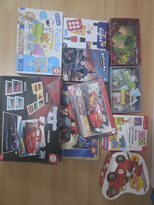 Conjunto jogos criança