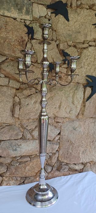 Castiçal níquel 5 velas