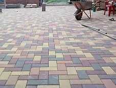 Плитка тротуарна "Старе місто"(чорна) .