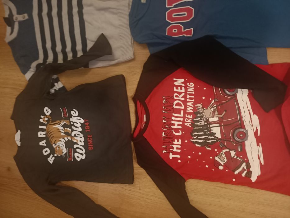 Bluzki z długim rękawem 128/134