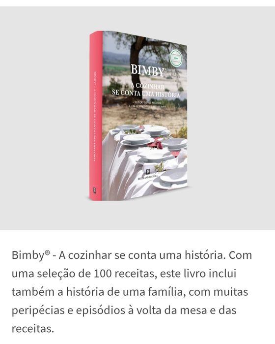 Livro Bimby NOVO - A cozinhar se conta uma história