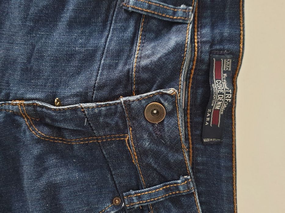 Spodenki   jeansowe denimowe ZARA dżins