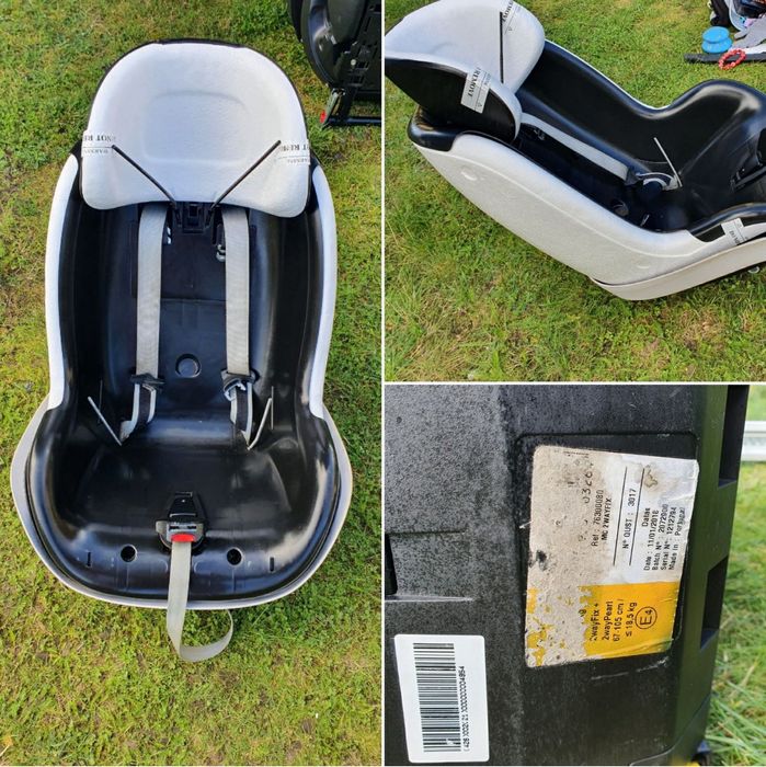 Fotelik dziecuecy od9kg MaxiCosi 2waypearl+baza 2wayfix(tyłem do kier.