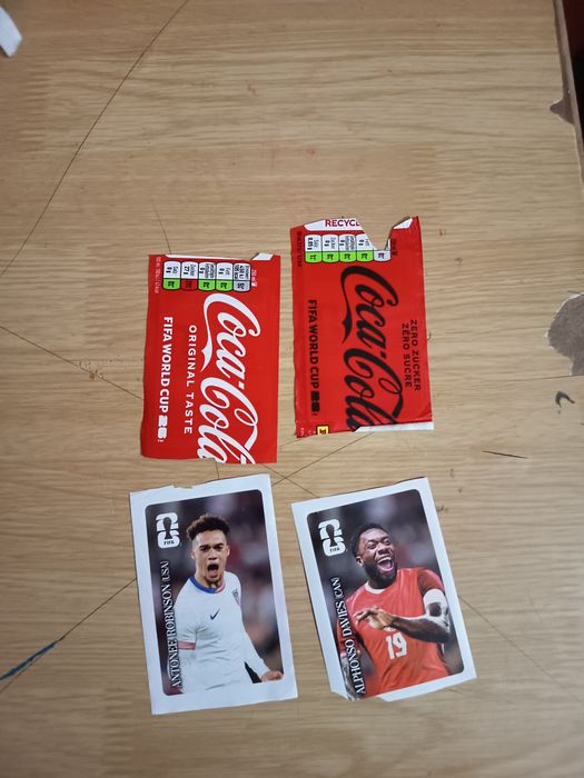 Vendo cromos da coca cola originais