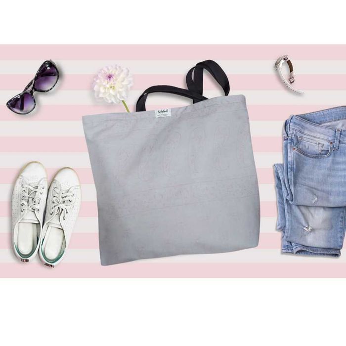 Torba na zakupy „LIGHT GREY” – delikatna elegancja na co dzień