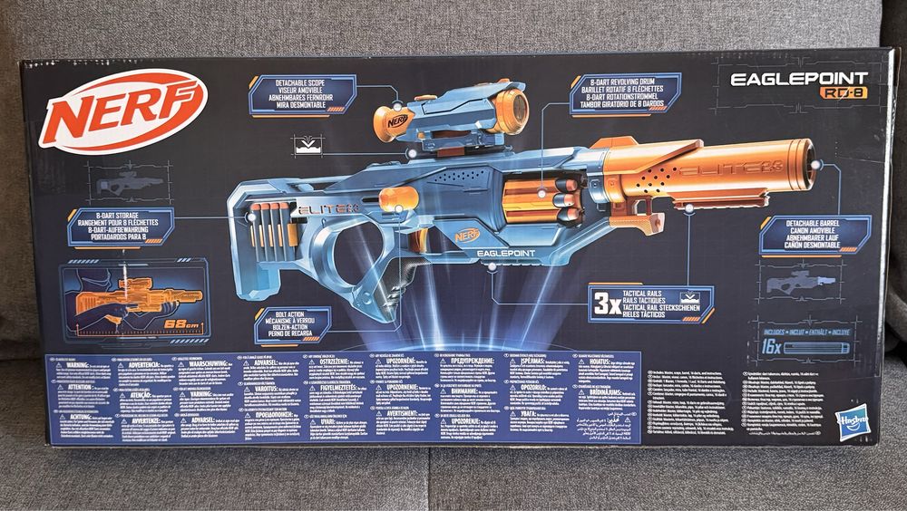 Бластер Nerf Elite 2.0 Eaglepoint RD-8
