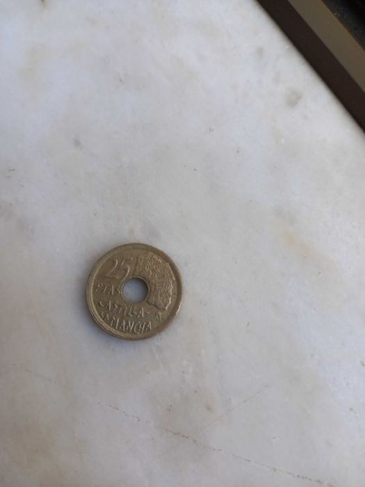 Moeda 25 pesetas, ano 1996