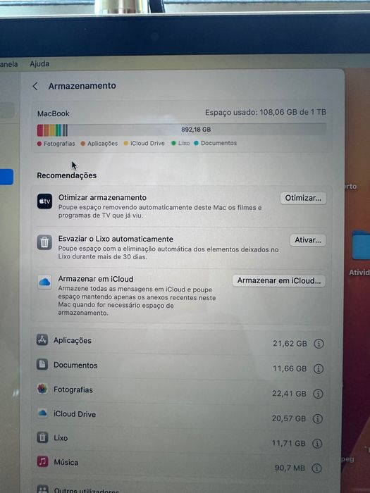 MacBook PRO ram 16Gb 1T i7