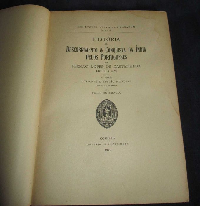 Livros História do Descobrimento e Conquista da Índia