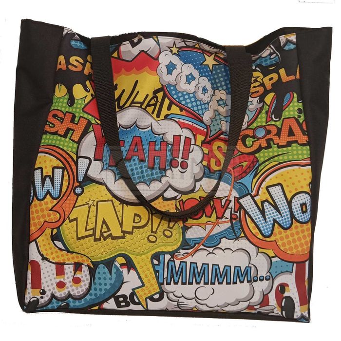Torebka Gimini shopper, torebka na zakupy, torba damska komiksowa 2