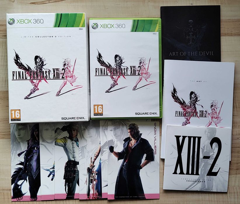 Final Fantasy XIII-2 Ed. Kolekcjonerska Xbox 360 / Stan BDB / +Gratis