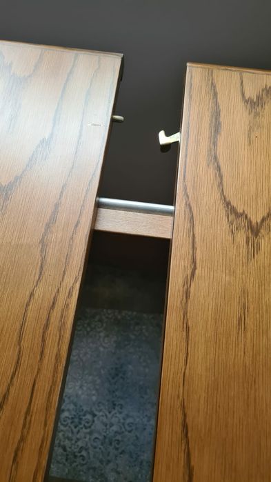 Duży stół dębowy  owalny  rozsuwany