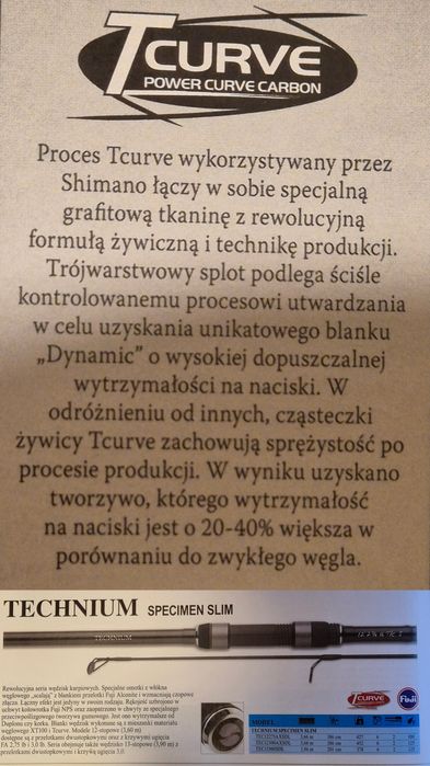 Shimano Technium Specimen Slim Carp 13'  3,5 Lb