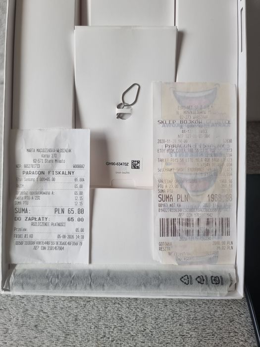 SAMSUNG Galaxy Tab S6 Lite - JAK NOWY