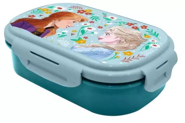 Pudełko Śniadaniowe + Sztućce, 21X14X6Cm Kraina Lodu. Frozen Fr50014 Kids Euroswan. Nowy Produkt