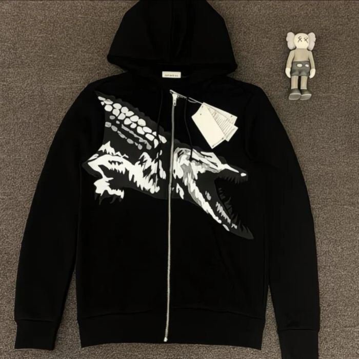 Кофта Lacoste /Зип Худи Лакост big Logo