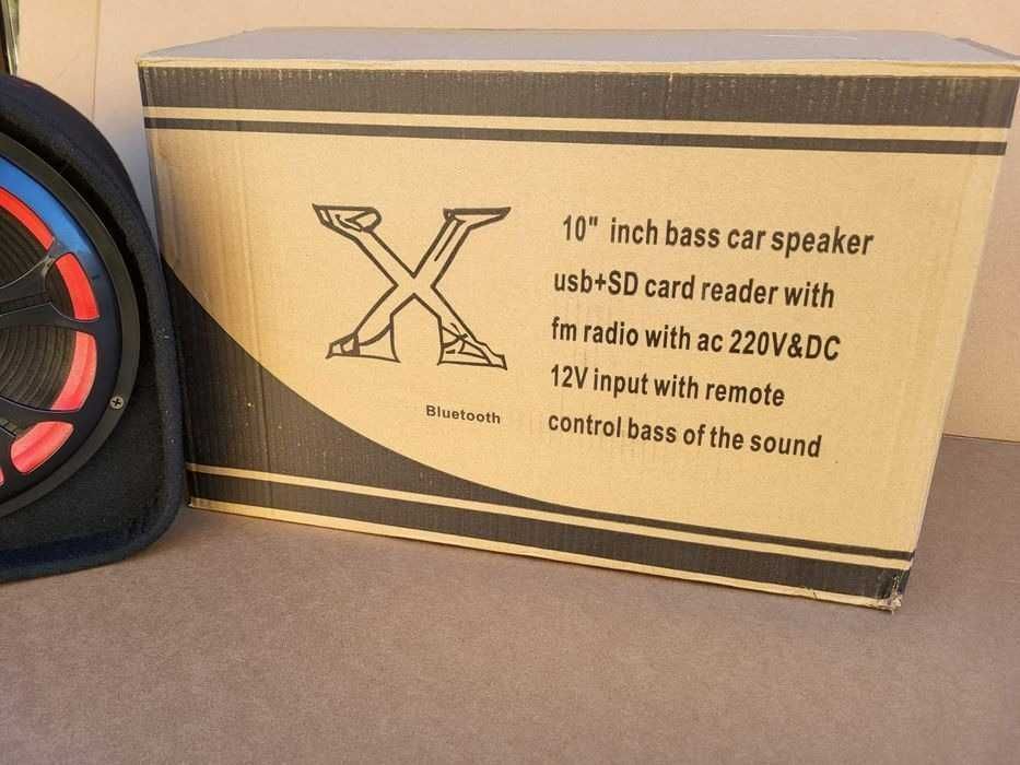 Активний сабвуфер для авто та дому. Акустика. Колонка. Саб. Акустика