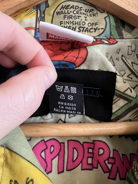 Marvel Comics Ralph Marlin Męska koszulka z motywem Spider-Mana