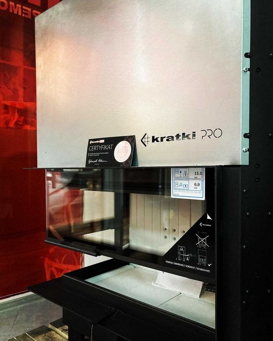 Знижка  Сталева камінна топка Kratki MBO 15 ліва BS гільйотина