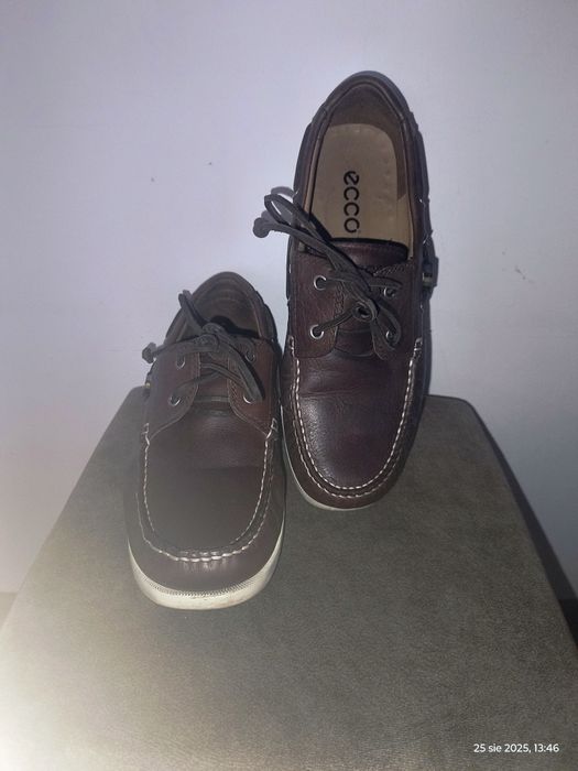 Sztos Mokasyny Ecco Buty Skóra super stan 40,41  6;6,5