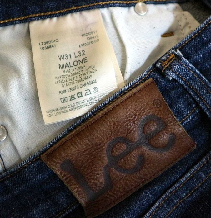 Lee Malone W31 L32 spodnie jeansy skinny pas 2 x 40/42 cm