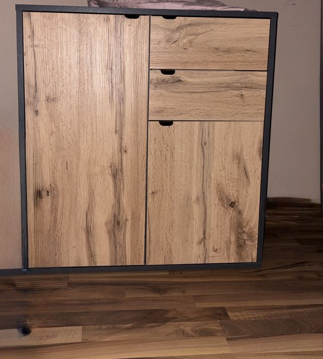 Komoda jak nowa szaro brazowa