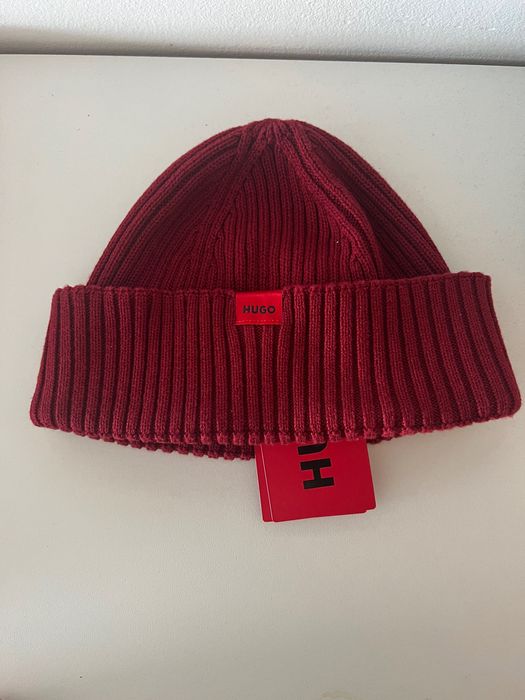 Czapka Hugo bordowa