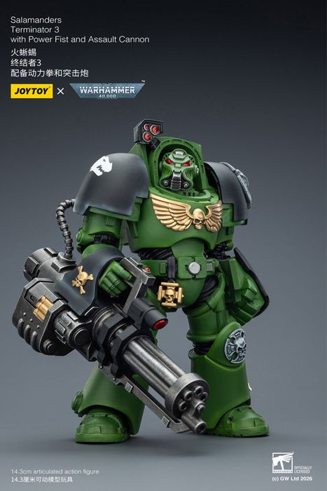 Фігурка Warhammer 40k Salamanders Terminator 3 1/18