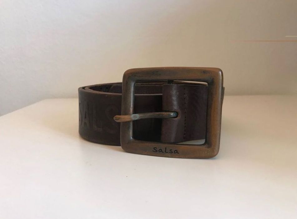 Cinto castanho 100% pele