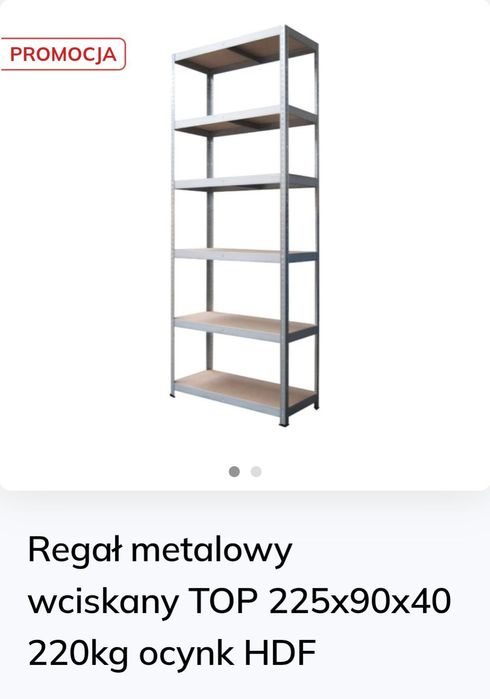 Regały magazynowe za 50 % ceny