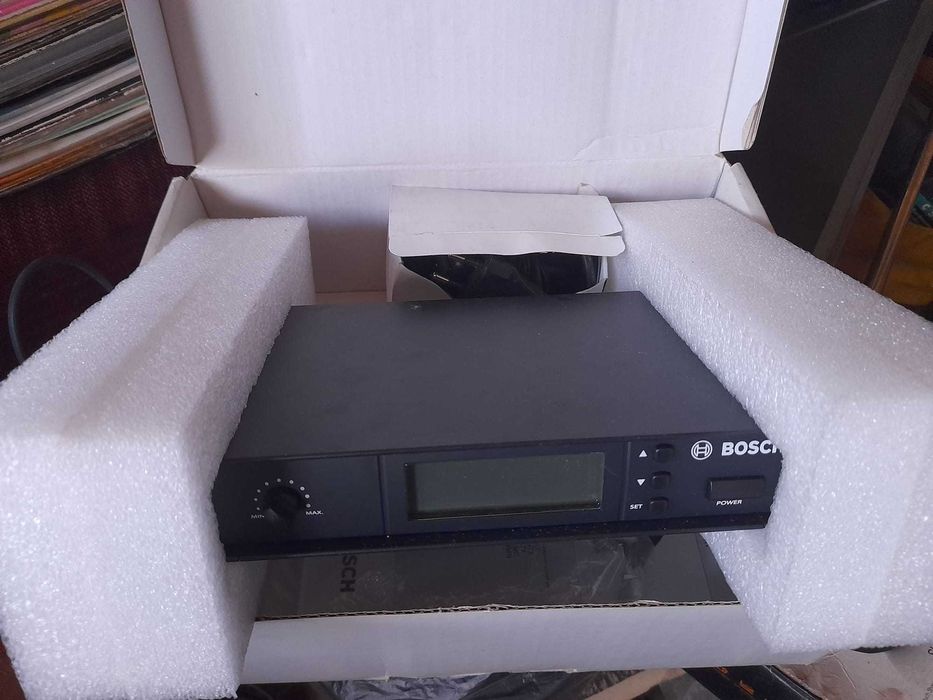 conjunto wireless microfone receiver e microfone bosch