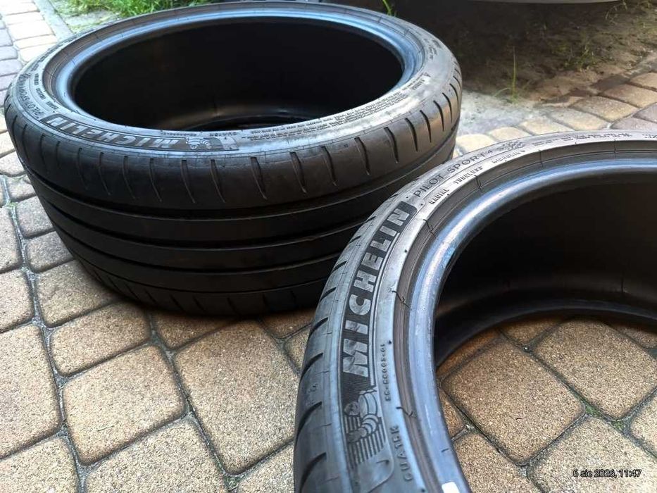 2Opony Letnie 235/40/18 95Y MICHELIN Pilot Sport 4S Extra-Load DT1 RIM-Protector Germany 12.2020r Bieżnik~5mm