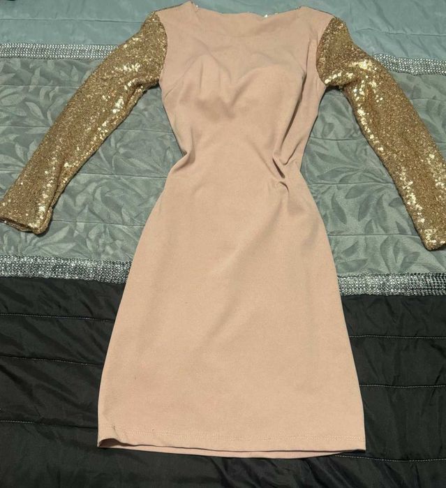 Vestido rosa velho