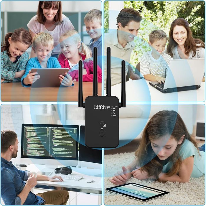 Wzmacniacz Wi-Fi 1200 Mbit/s Dual Band Repeater Router Punkt Dostępu