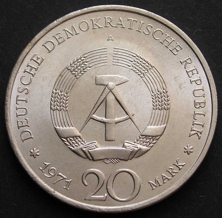 Niemcy NRD 20 marek 1971 - Ernst Thalmann