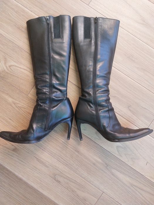 Botas de senhora pretas 37 cano alto