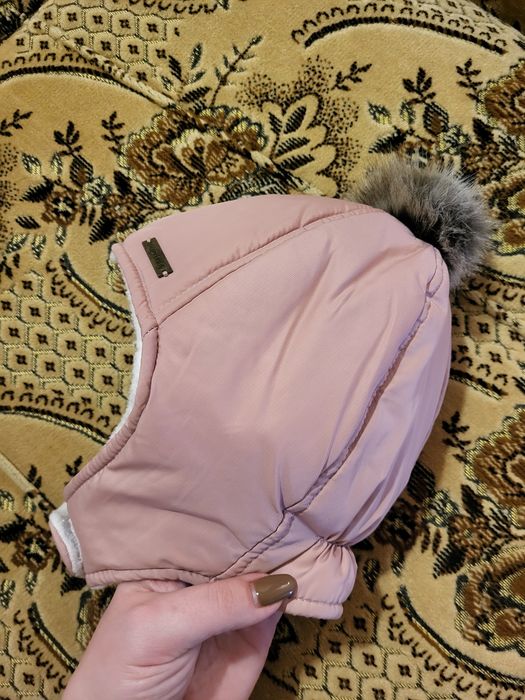 Шапка зимова для дівчинки, 48-50