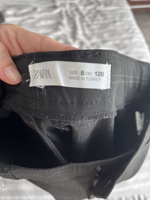 Брюки в клітинку Zara, розмір 128