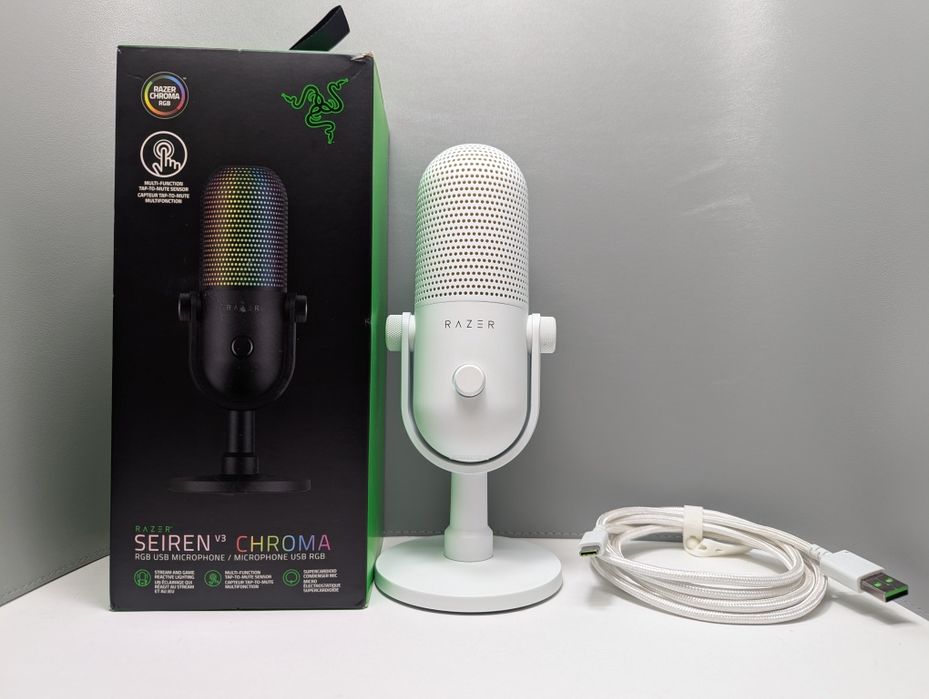 Мікрофон Razer Seiren V3 Chroma Black (RZ19-05060100-R3U1)