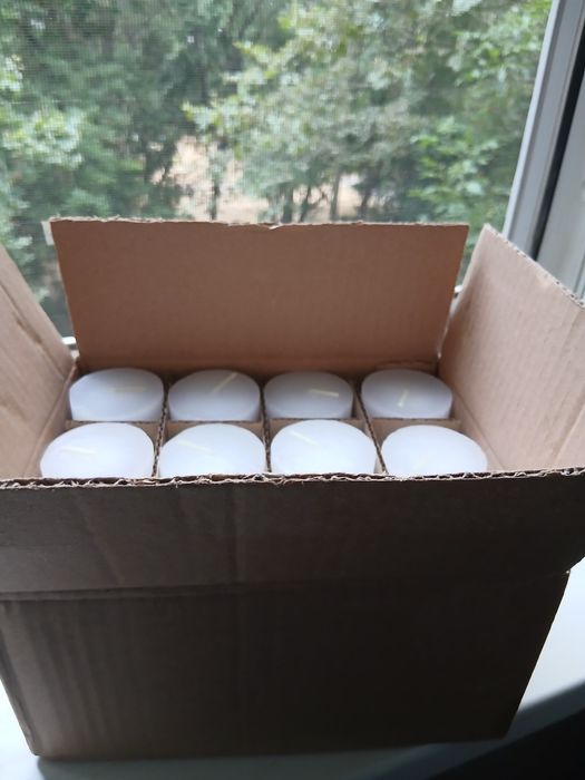 Продам белые свечи из воска