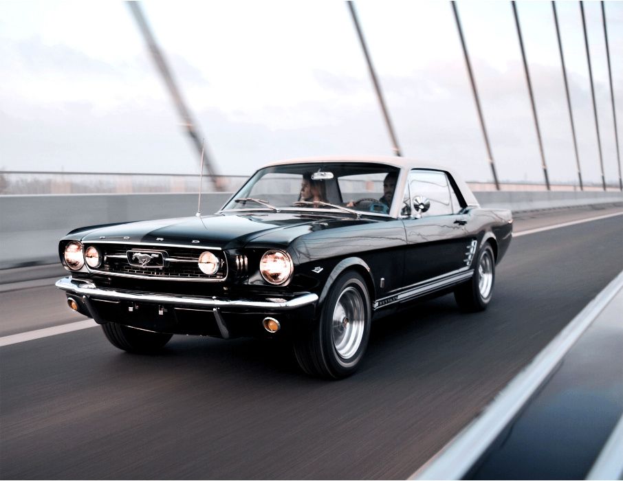 1966 Ford Mustang GT 289 V8 225KM Ivy Green Metallic auto do ślubu!