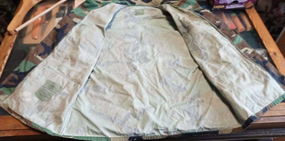 Bluza Mundurowa BDU Coat Hot Weather Woodland US Army Medium Short Ripstop