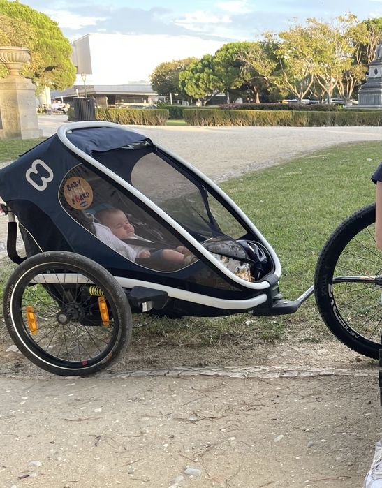 Atrelado de bicicleta Hamax para criança